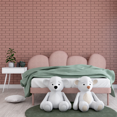 Imagem 8 de 9 de Placas Alto Relevo Ilove3d Revestimento Decorativo Tijolinho