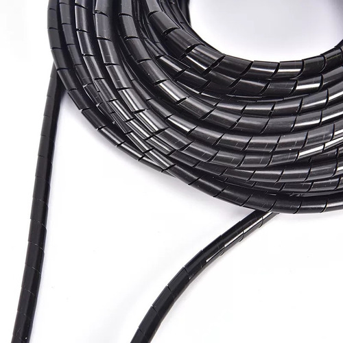 Imagen 3 de 5 de Atrapa Cable Organizador De Cable Espiral 10 Metros X 6mm