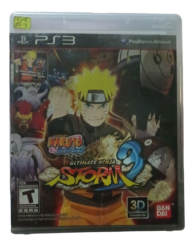 Naruto Shippuden Ultimate Ninja Storm 3 Ps3 (Usado)