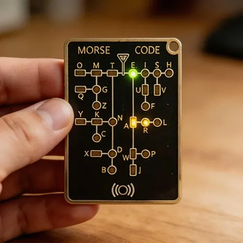 Morse Code Trainer Card Pro, Sinal Profissional De Estilo Pc