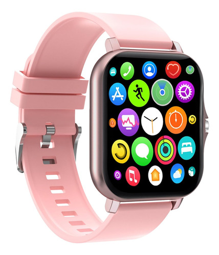 Smartwatch Táctil Doviico Presión Arterial Spo2 Unisex Rosa