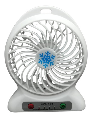 Ventilador  Recargable Portátil Linterna Usb Portable 