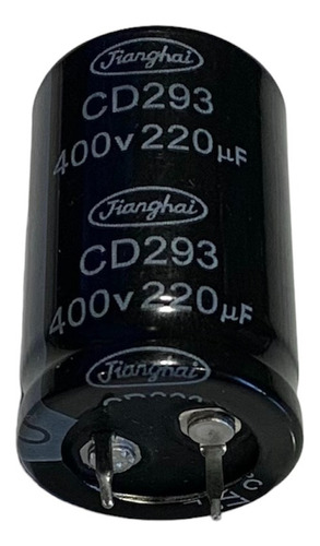 Capacitor 220uf X 400v Blindado - 220mf X 400v - Oferton !!!