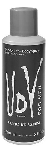 Desodorante Ulric De Varens Udv For Men 200ml Original