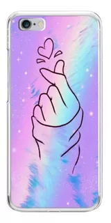 Capinha Compatível iPhone Samsung Moto LG Coração K-pop 1