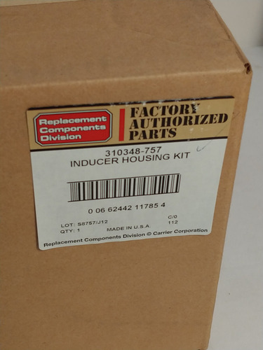 Carrier 310348-757 - Inducer Housing Kit Cch