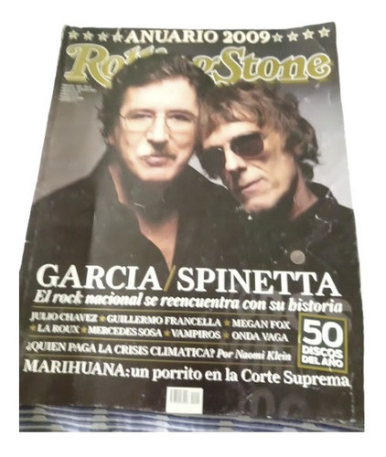Revista Rolling Stone Garcia/spinetta Anuario2009*impecable*