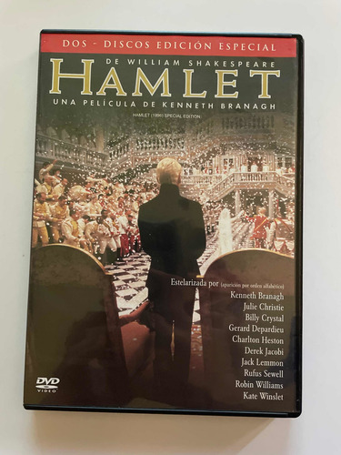 Hamlet, De Kenneth Branagh (1996). Dvd (Usado)