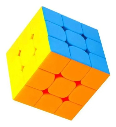 Cubo 3x3x3 Mágico Anti Estresse Profissional Colorido