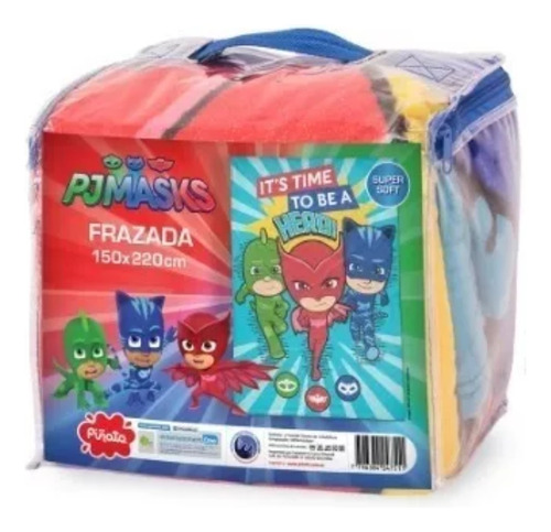 Frazada Heroes En Pijamas Pj Masks ® Piñata Térmica Envío
