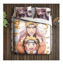 Jogo de Cama Casal - Naruto - Anime Boruto - Next Generation