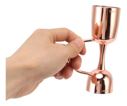 Bell Jigger Para Cócteles De Doble Cara, Acero Inoxidable, D