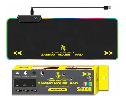 Pad Mouse Gaming Rgb S4000 80x30 Centimetros