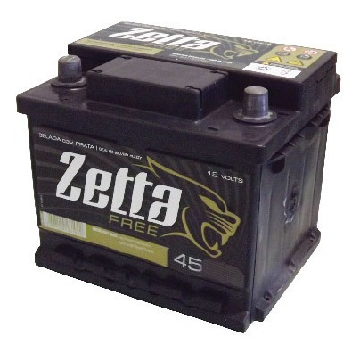 Bateria Auto Zetta Z45d 12x45 12v Ecosport Fiesta Ka Clio