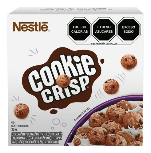 Cereal Nestlé Cookie Crisp Sabor Chocolate 30 G