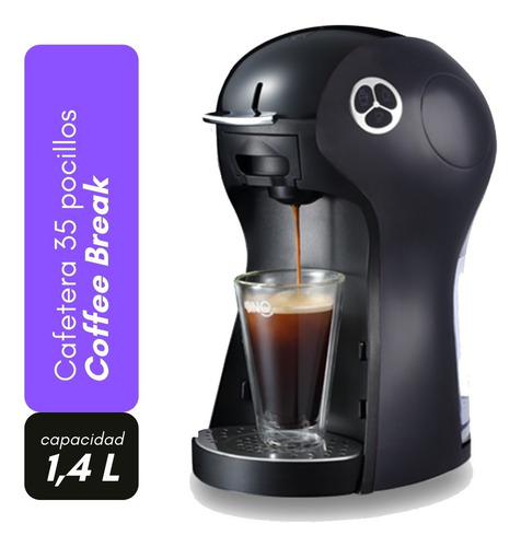Cafetera Coffee Break Cn-ka Dolce Gusto Color Negro