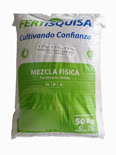 50 Kg Abono Fertilizante Triple Granulado T 17, Para Pasto