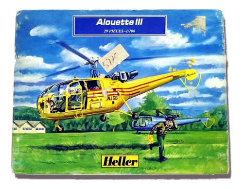 Alouette Iii Escala 1/100 - Heller 79745