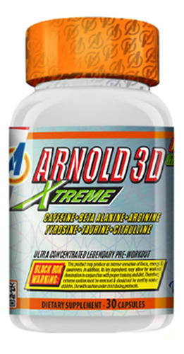 Arnold 3d - 30 Cápsulas - Arnold Nutrition Sabor Sem Sabor