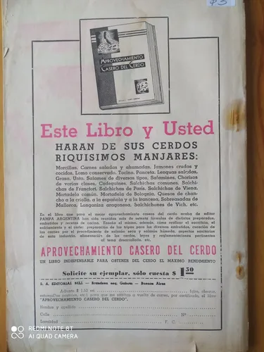 Revista Rojinegro / Septiembre 1943 (Usado)