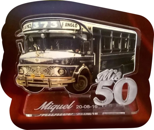 Souvenirs Hombre Cumple 18 50 40 Años Colectivo Auto