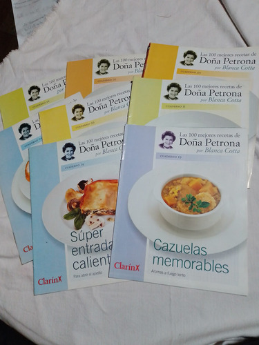 Lote Revistas Fascículo Cocina Recetas Doña Petrona Bl.cotta