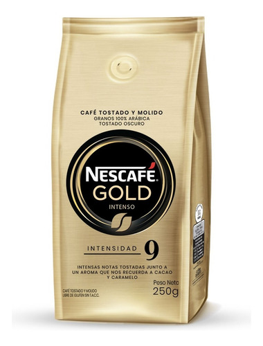 Nescafé gold tostado molido intenso 250g