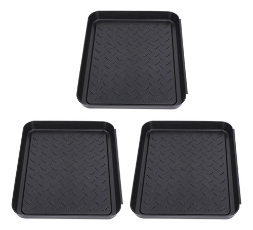 Bandeja De Plástico Para Zapatos, Diseño Entrelazado, Ancho