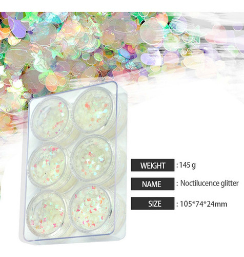 Hd Juego De Gel Con Purpurina En Gel I Luminous, Gel Con