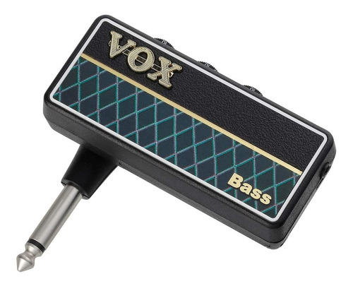 Amplug Vox Bass Para Bajo Electrico Ap2 Bs Conectar Audifono Color NEGRO CON ZUL