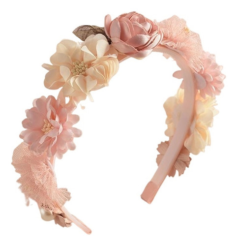 Diademas For Niñas Con Flores Hechas A Mano Y Avanzadas