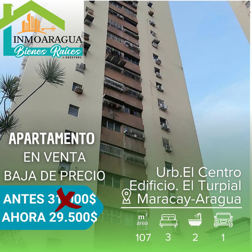 Apartamento En Venta/ Urbanización El Centro Edificio El Turpial/ Pg1112