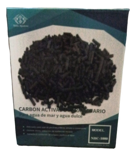 Carbon Activado Para Acuario X1kg Agua Tropical/fria X10unid