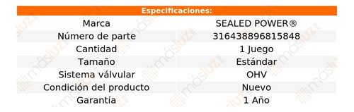 Kit Bujes Árbol Levas Std Impala L6 4.1l 65/71 Sealed Power