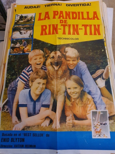1 Afiche De Cine Original - Lote De 1-738-rin Tin Tin