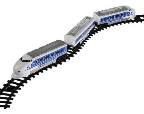 Tren Eléctrico Con Pista 15 Piezas
