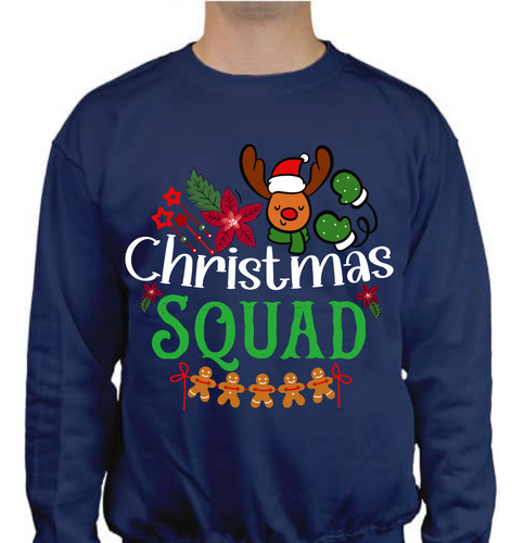 Sudadera Cuello Redondo - Christmas Squad - Navidad -santa