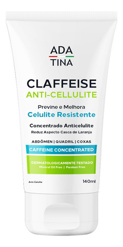  Claffeise Gel Creme Anticelulite Com Caffeine Concentrated
