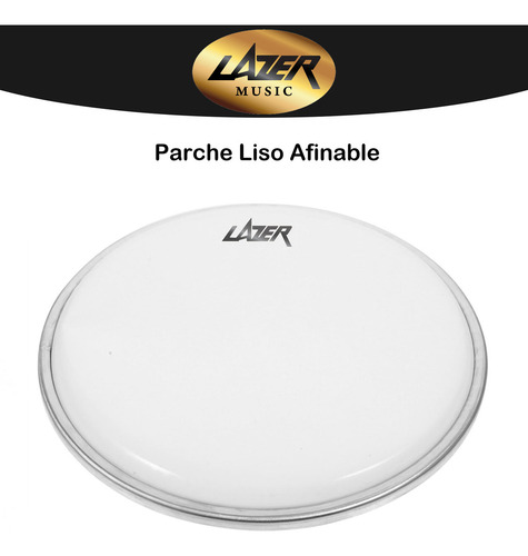 Parche Lazer Spc-20 20 Blanco Para Bombo Zurdo