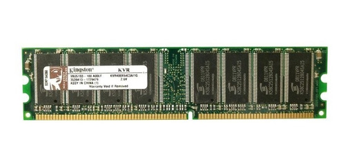 Memoria Kingston 1gb Ddr 400mhz Desktop P/n Kvr400x64c3a