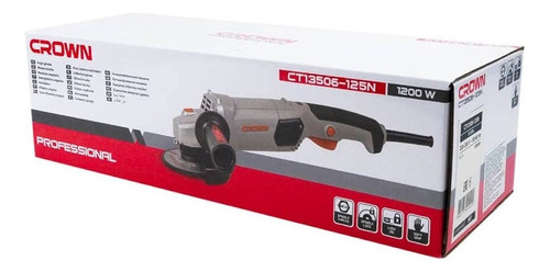 Amoladora Angular 115mm 1200w Crown Japan Ct13506