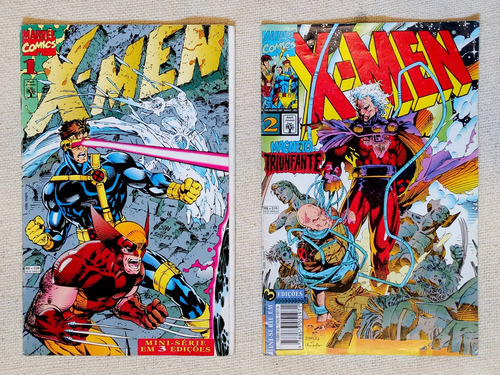 Hq 2 Marvel X Men Magneto Triunfante Lee Claremont Segunda Gênese Minisserie Abril Jovem 1995 (Usado)