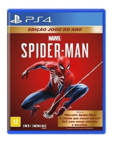 Marvels Spiderman Edição Jogo Do Ano Ps4 Mídia Física Novo
