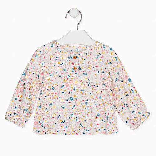 Blusa Estampada Manga Larga De Niña Mod.1283000al Losan®