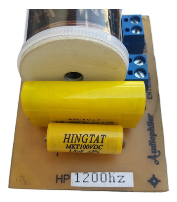 Divisor Frequencia Crossover Passivo 1200hz Driver Fenolico