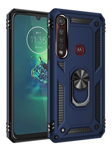 Funda Protectora Para Motorola G8 Plus + Cristal 21d