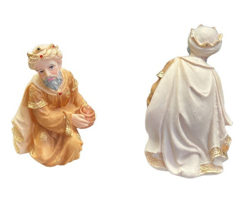 Nacimiento Navideño De Resina Fina 20cm 10 Piezas
