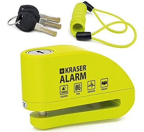 Dispositivos Antirrobo Pa Kraser Kr6y Alarma Candado Disco R