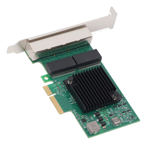 Placa De Rede Gigabit Ethernet Pcie X4 Bcm5719 4 Portas