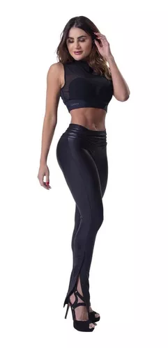 Calça Legging Casual Preta Ausare - CAL0068 - Preto